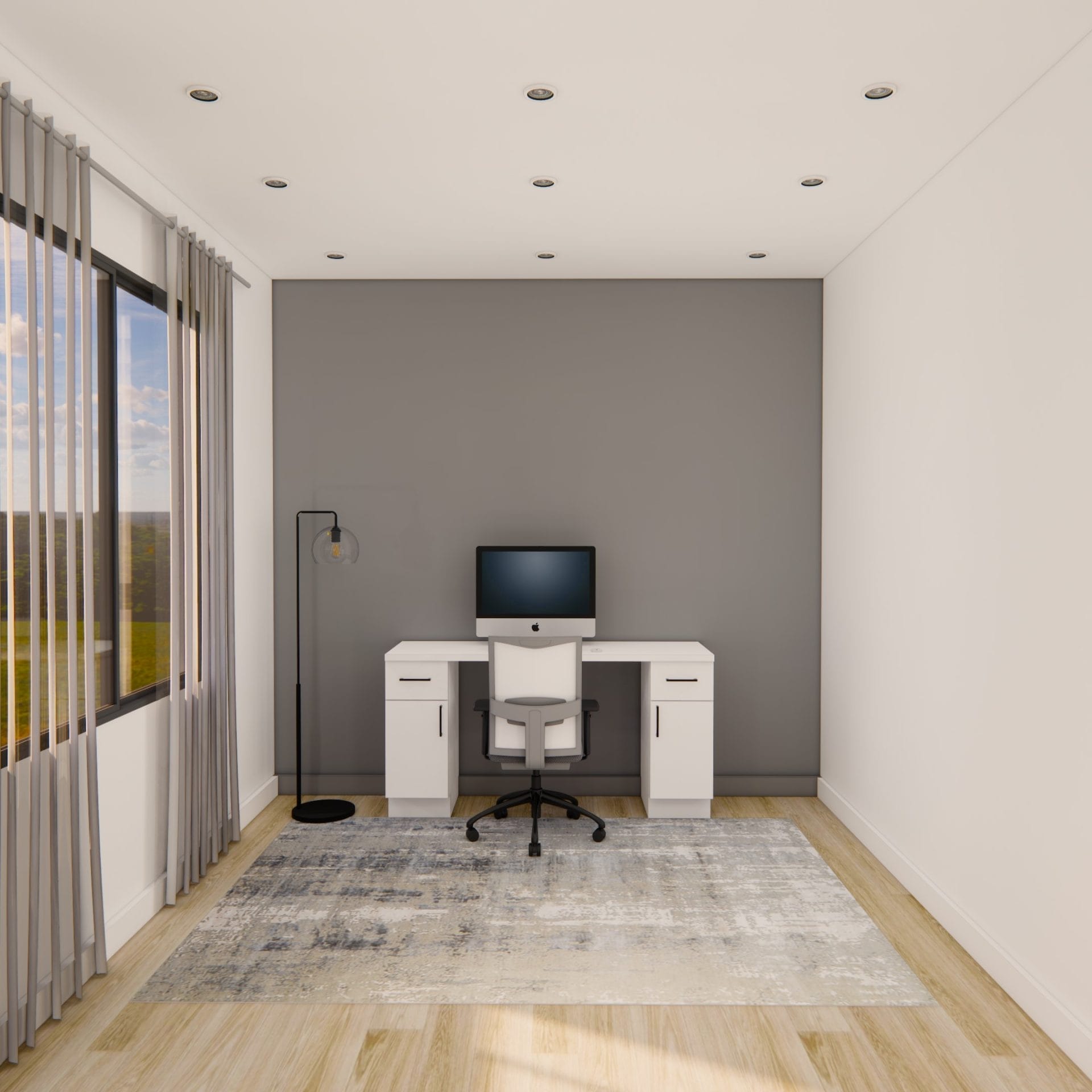 Vanité 1 porte - 1 tiroir