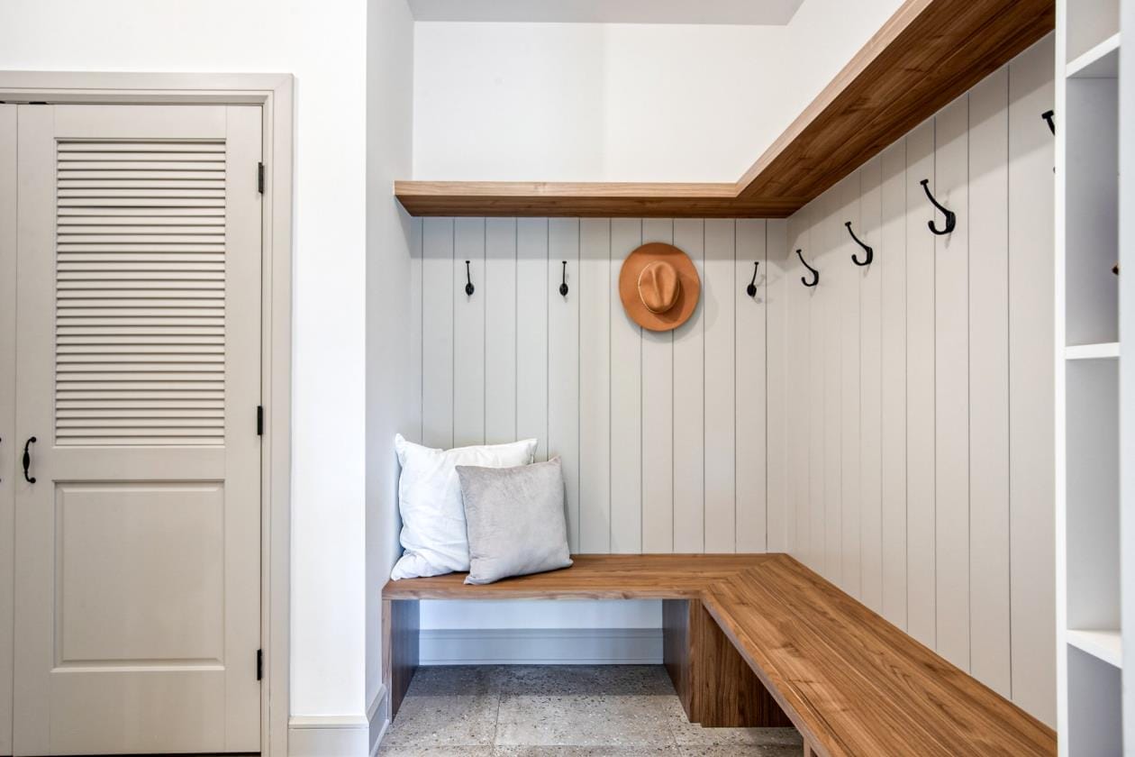 Vestiaire d'entrée ou Mudroom